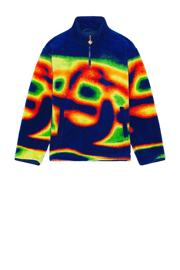 1/4 Zip Fleece Jacket in Heatmap