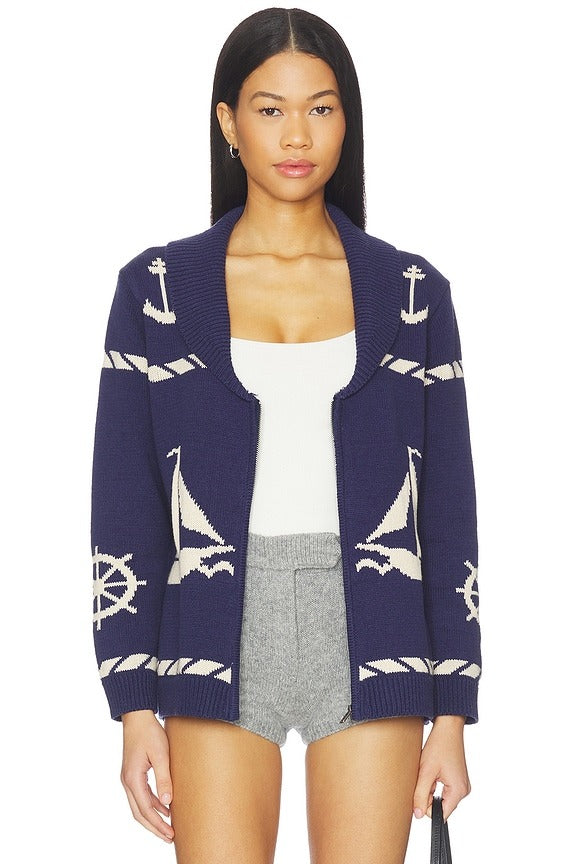 Trixie Cardigan in Navy