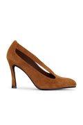 Managed Pump in Dark Tan Suede