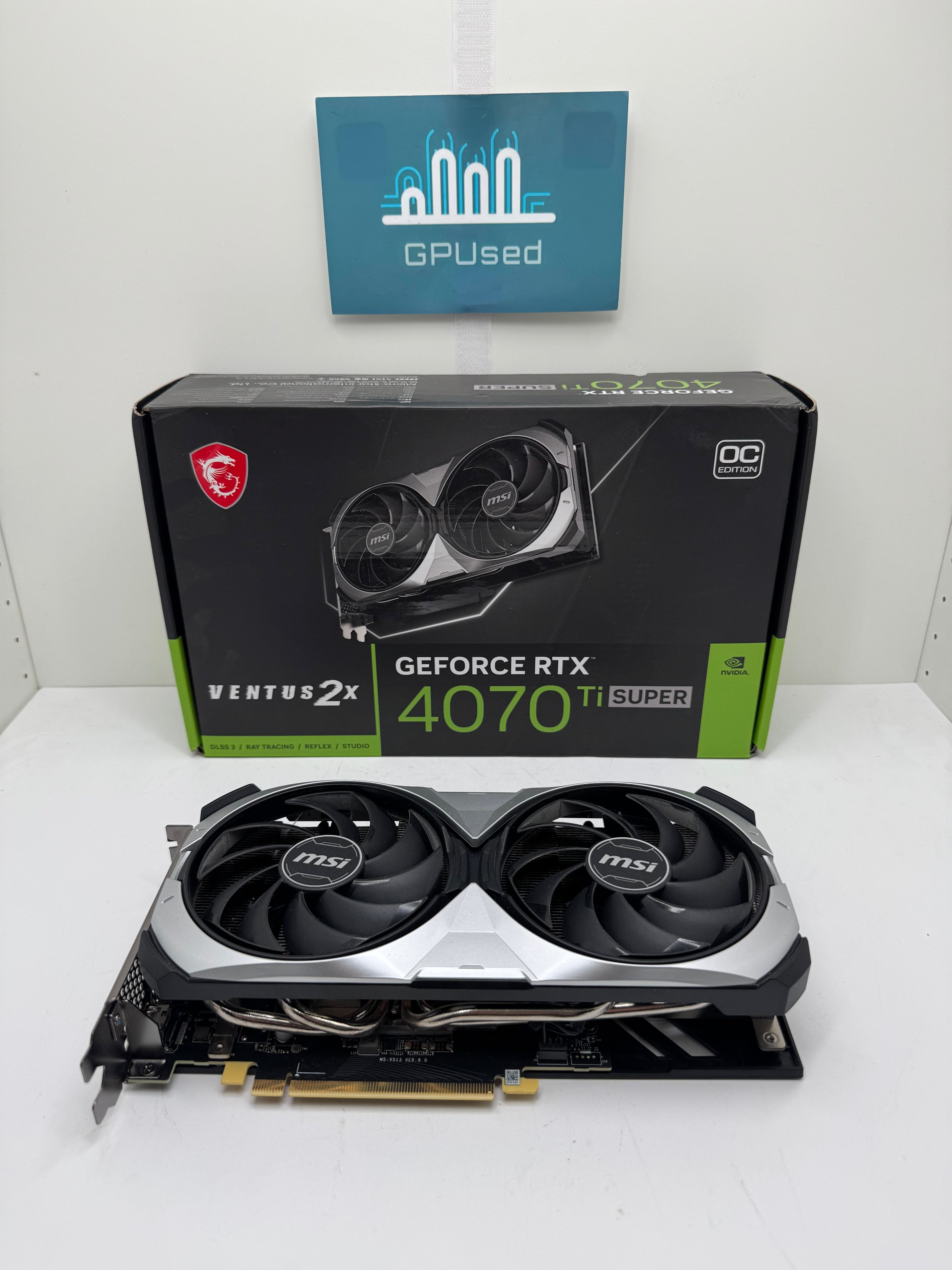 MSI Nvidia GeForce RTX 4070 Ti Super Ventus 2X 16GB GDDR6X - A - Premium Edition