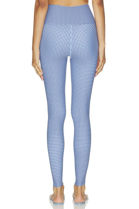 Piper Legging in Blue Gingham