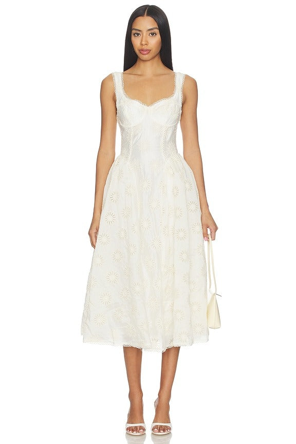 Caerwyn Dress in Cream