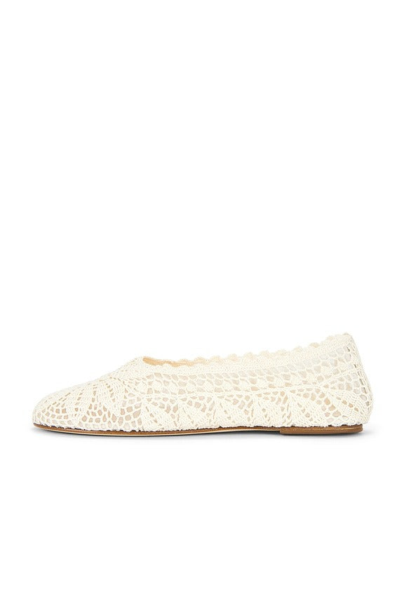 Ballet Flat in Cream