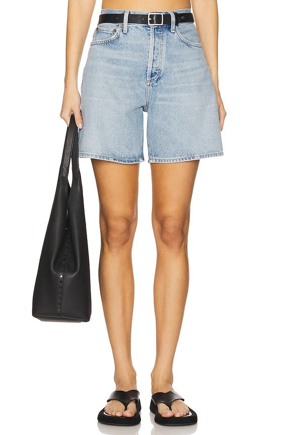 Dame High Rise Baggy Short in Coax