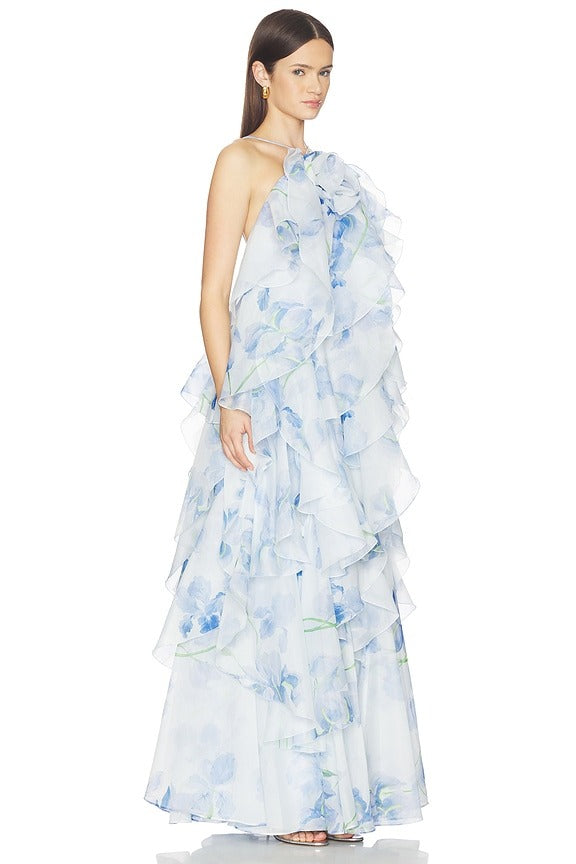 Pandorea Layered Maxi Dress in Iris