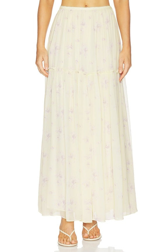 Positano Skirt in Sweet Jasmine