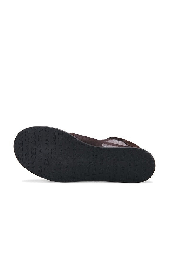 Mesh Trainer in Espresso Suede