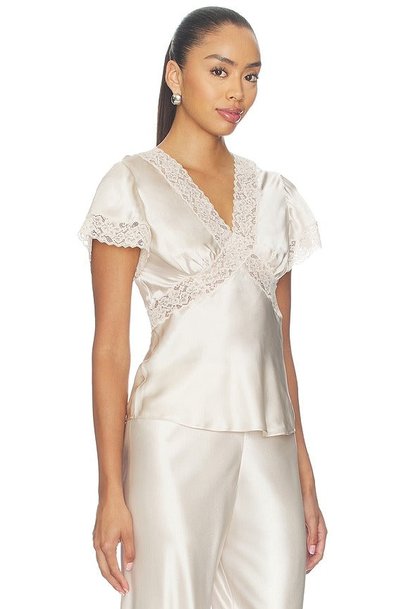Romola Top in Oat