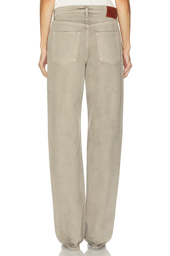 Bella Low Rise Boyfriend in Grey Cloud