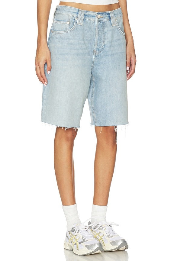 x We The Free Montana Undone Hem Short in Cowgirl Blues