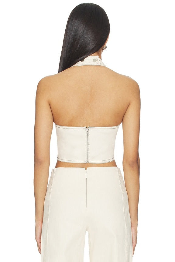Emmett Top in Bone