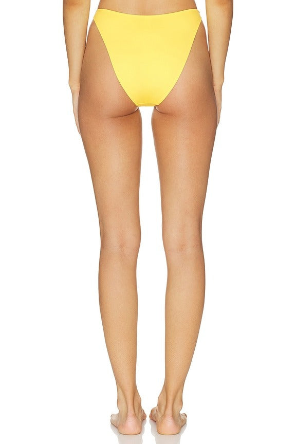 High Cut Full Bikini Bottom in Limone