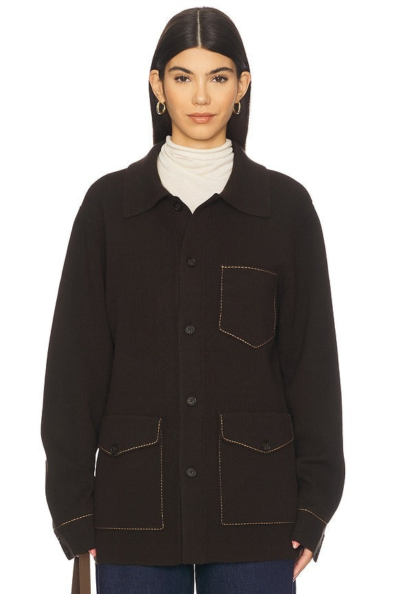 Industry Jacket in Burnt Cocoa & Almond
