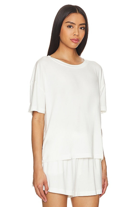Gisele Everyday T Shirt in Ivory