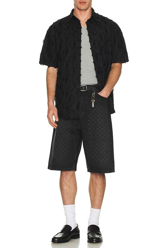 Trophy Shield Shirt in Black