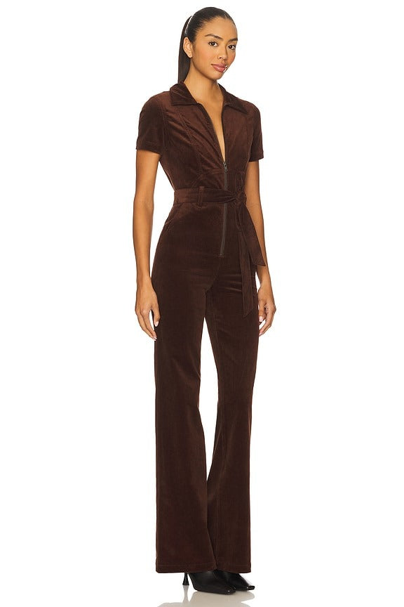 Gorgeous Wide Leg Jumpsuit in Dark Chocolate