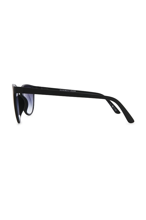 Invincible Sunglasses in Matte Black & Smoke Grad