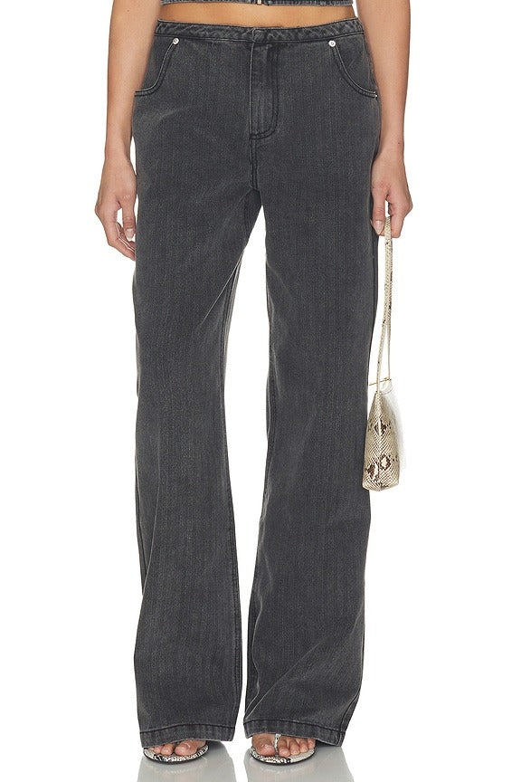 Santal Jeans in Pinstripe