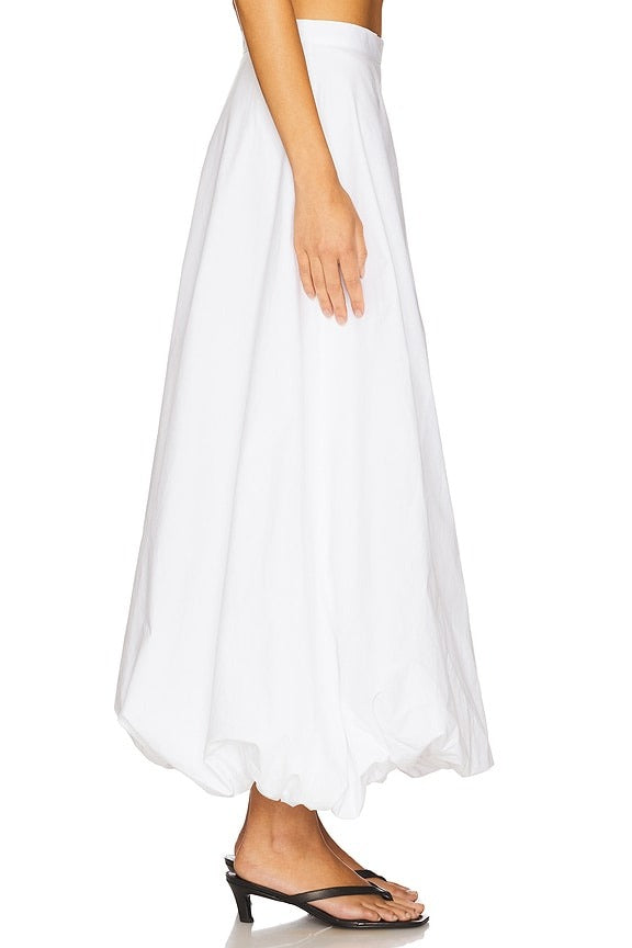 Aubrey Skirt in Pure White