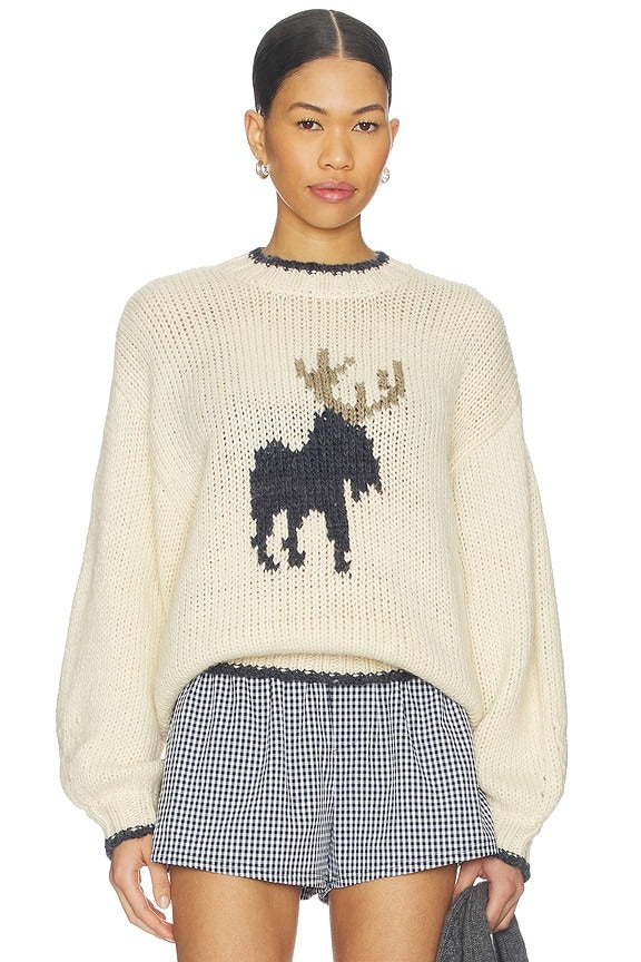 Haruko Sweater in Cream Multi