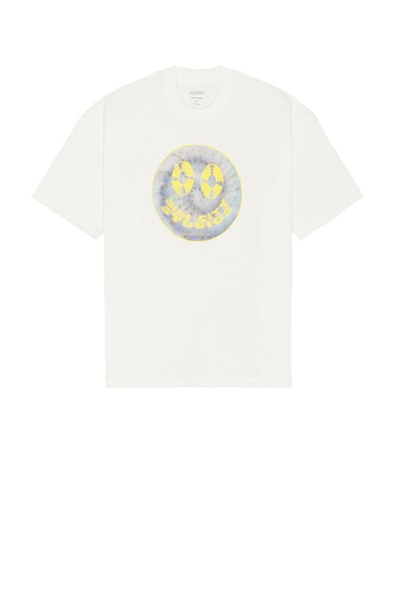 Spun Out Tee in Chalk White