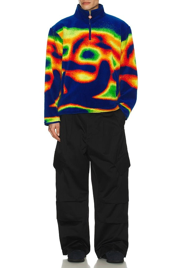 1/4 Zip Fleece Jacket in Heatmap