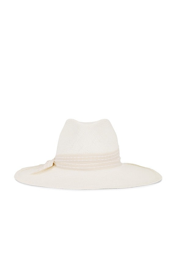 Michele Panama Hat in Bleach & Tan
