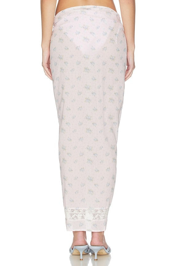 Emabella Pareo Skirt in Lilac Ice