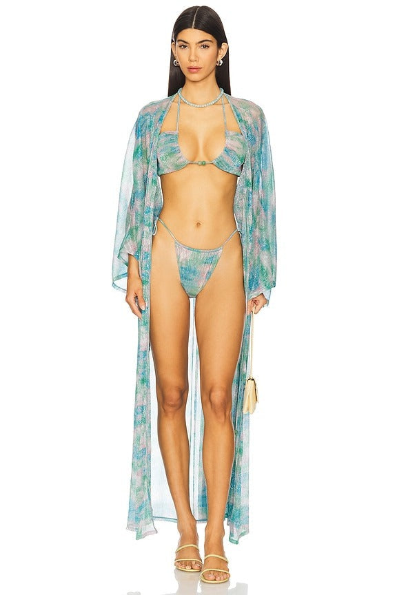Willow Bikini Top in Watercolor