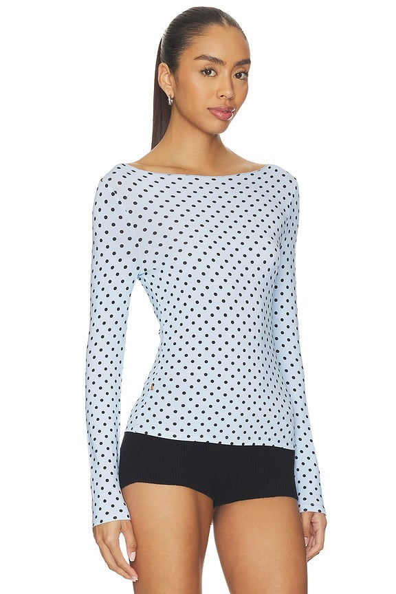 Amelia Top in Blue