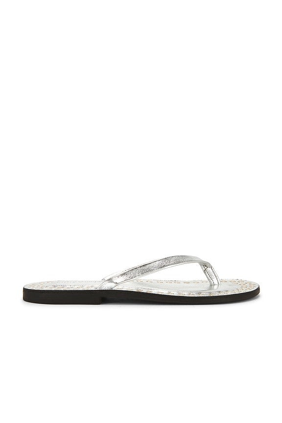 Katrina Strap Sandal in Silver & Gold