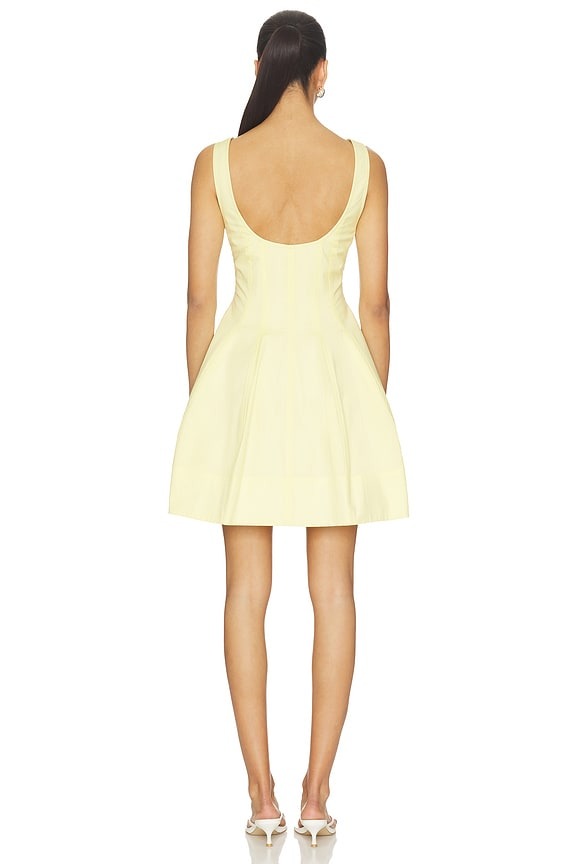 Vea Dress in Light Canary