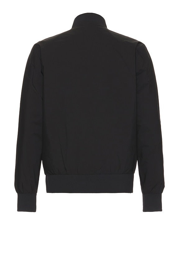 Matte Bomber Jacket in Black