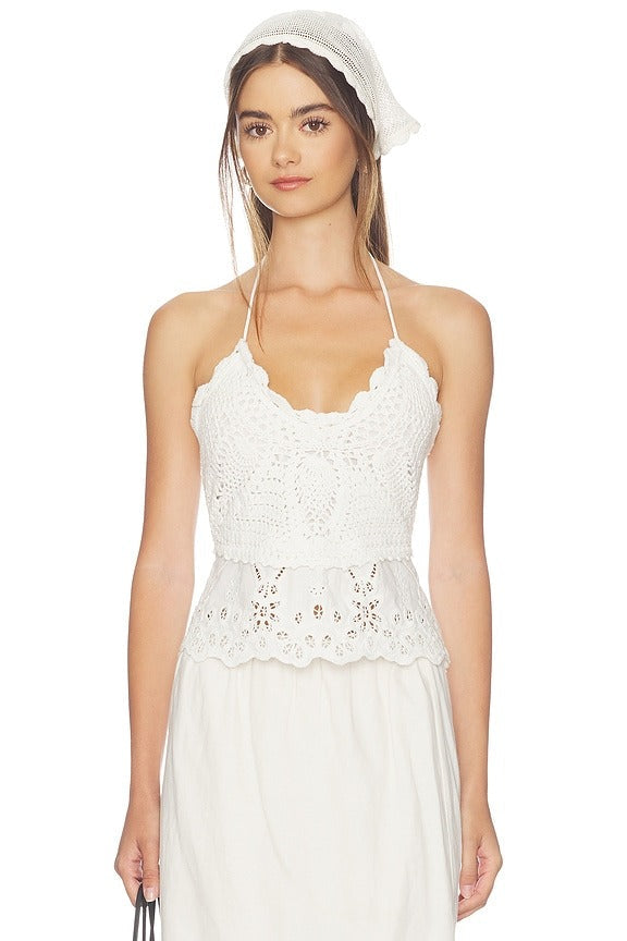 Neria Top in Optic White