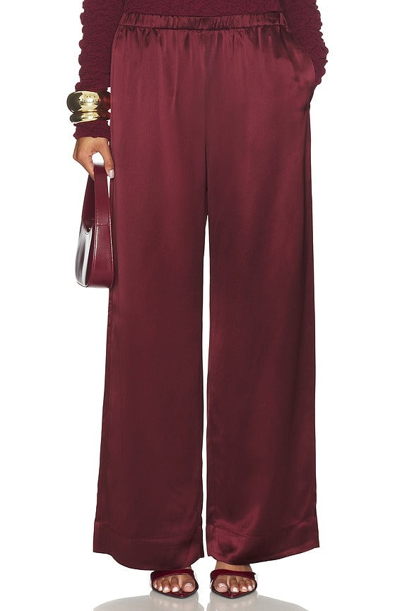Cabello Pant in Cabernet