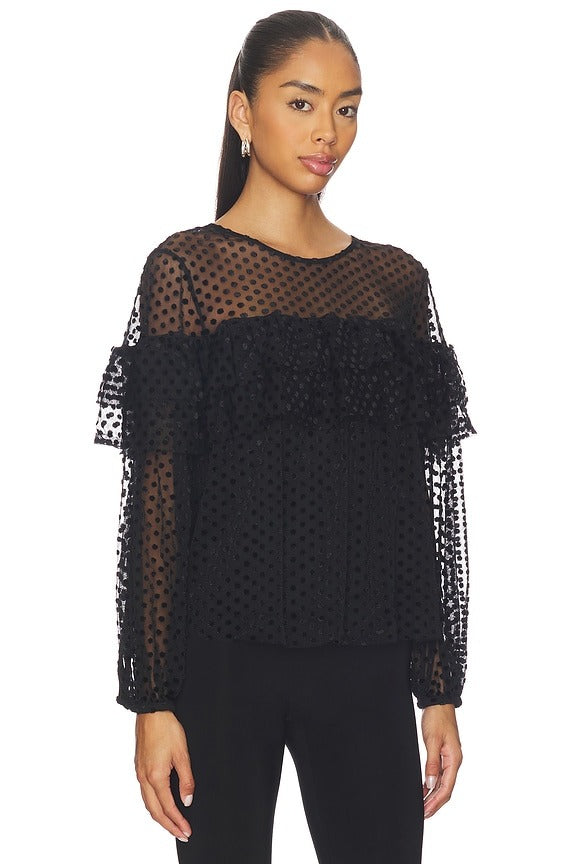 Raff Top in Noir