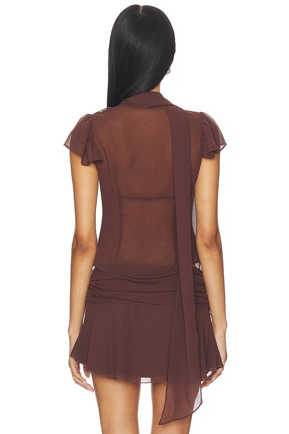 Ara Top in Espresso