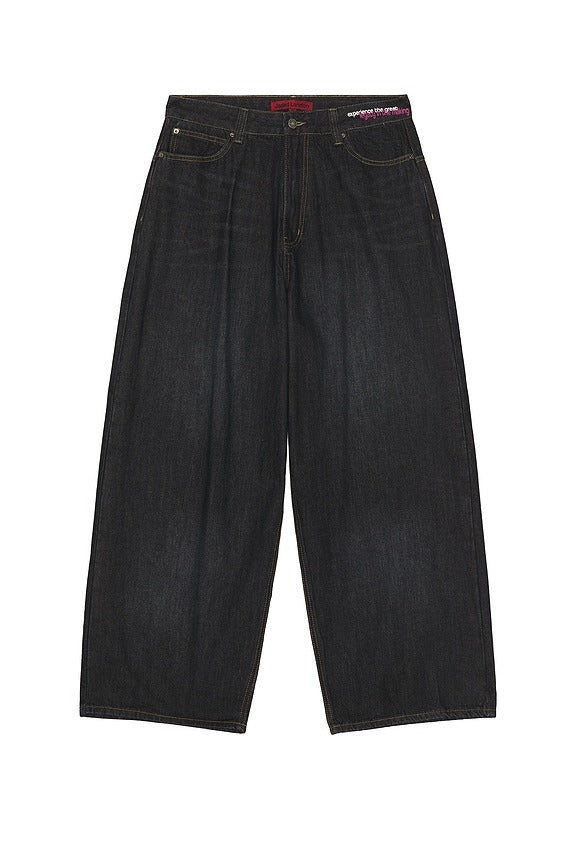 Rainbow Script XL Colossus Jeans in Indigo