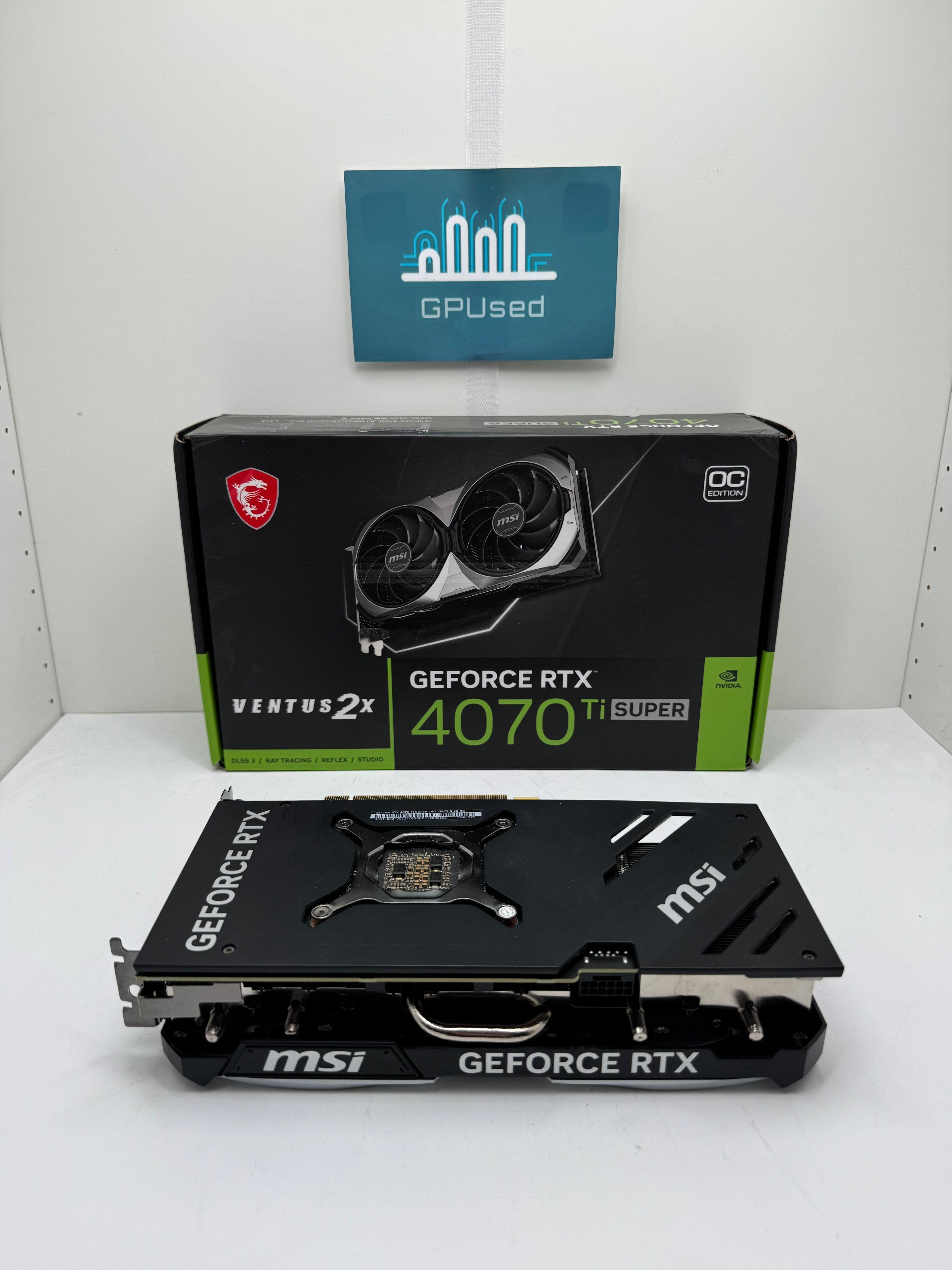 MSI Nvidia GeForce RTX 4070 Ti Super Ventus 2X 16GB GDDR6X - A - Premium Edition