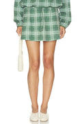 Clyde Skirt in Fairway Plaid