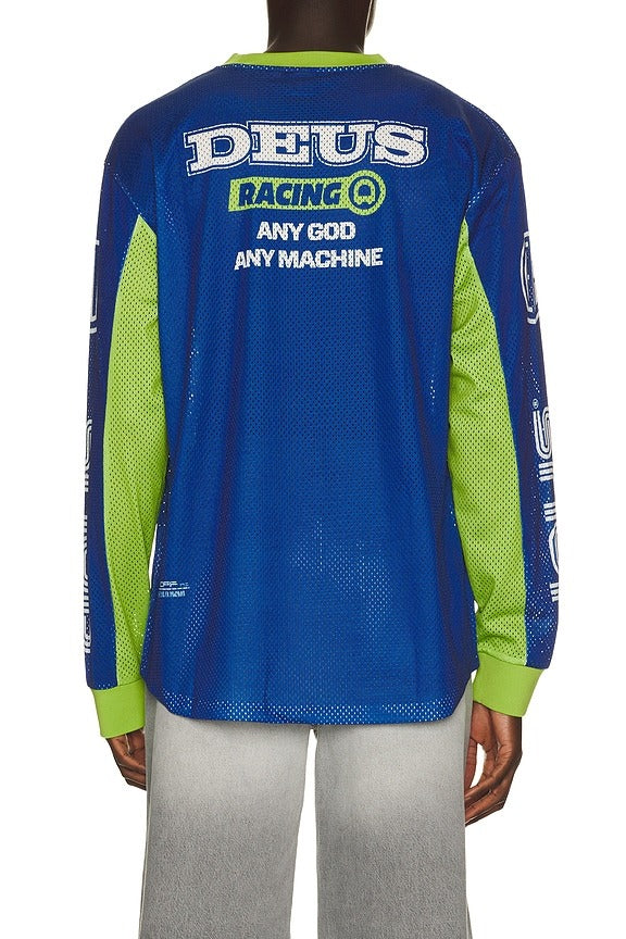 Step Out Moto Jersey in Blue