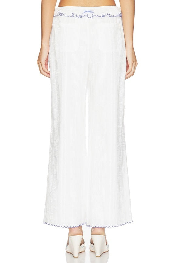 Klarissa Pant in White