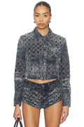 Ursy Jacket in Dark Denim
