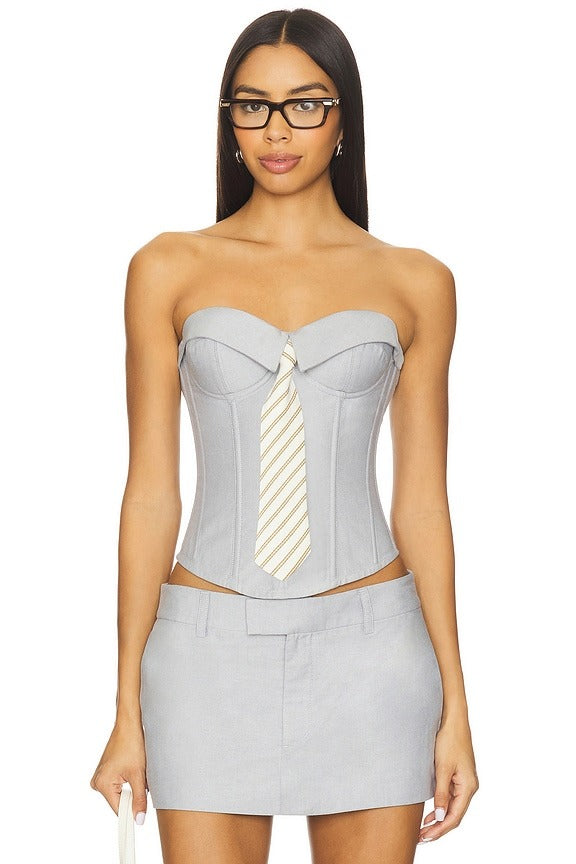 Chrys Corset in Grey