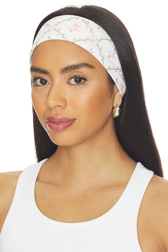 Headband in Rose Lattice
