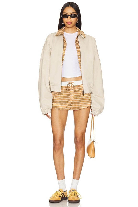 Rhode Jacket in Taupe Brown