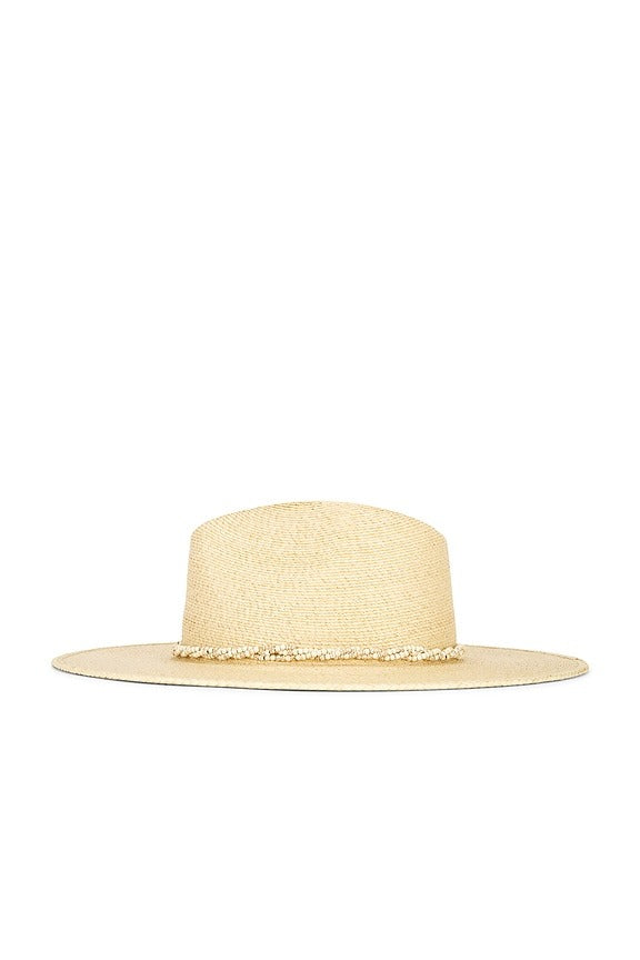 Paradise Fedora in Cream