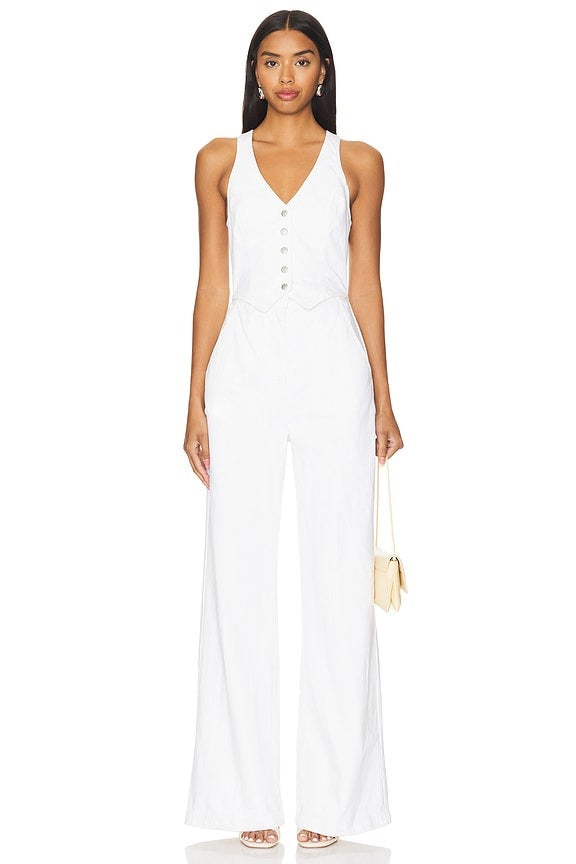 x REVOLVE Ethan Jumpsuit in White