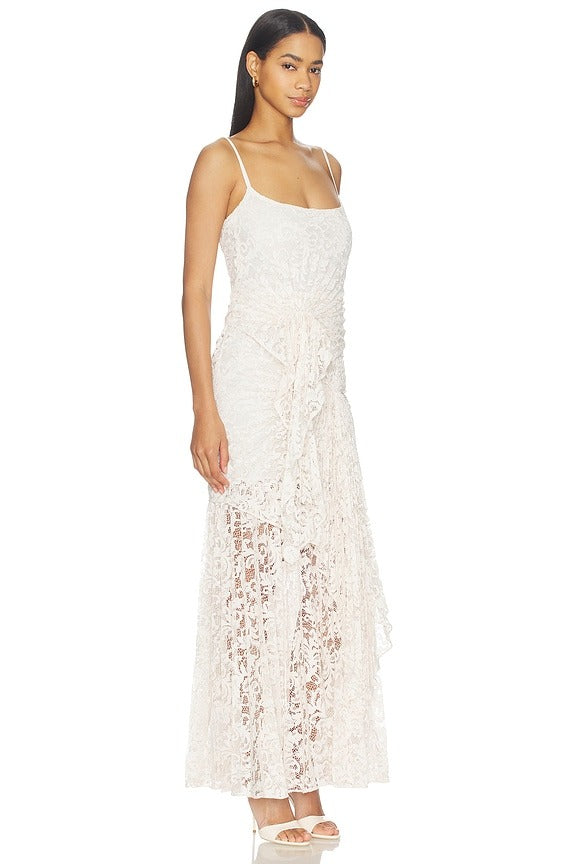 Riviera Dress in Ivory