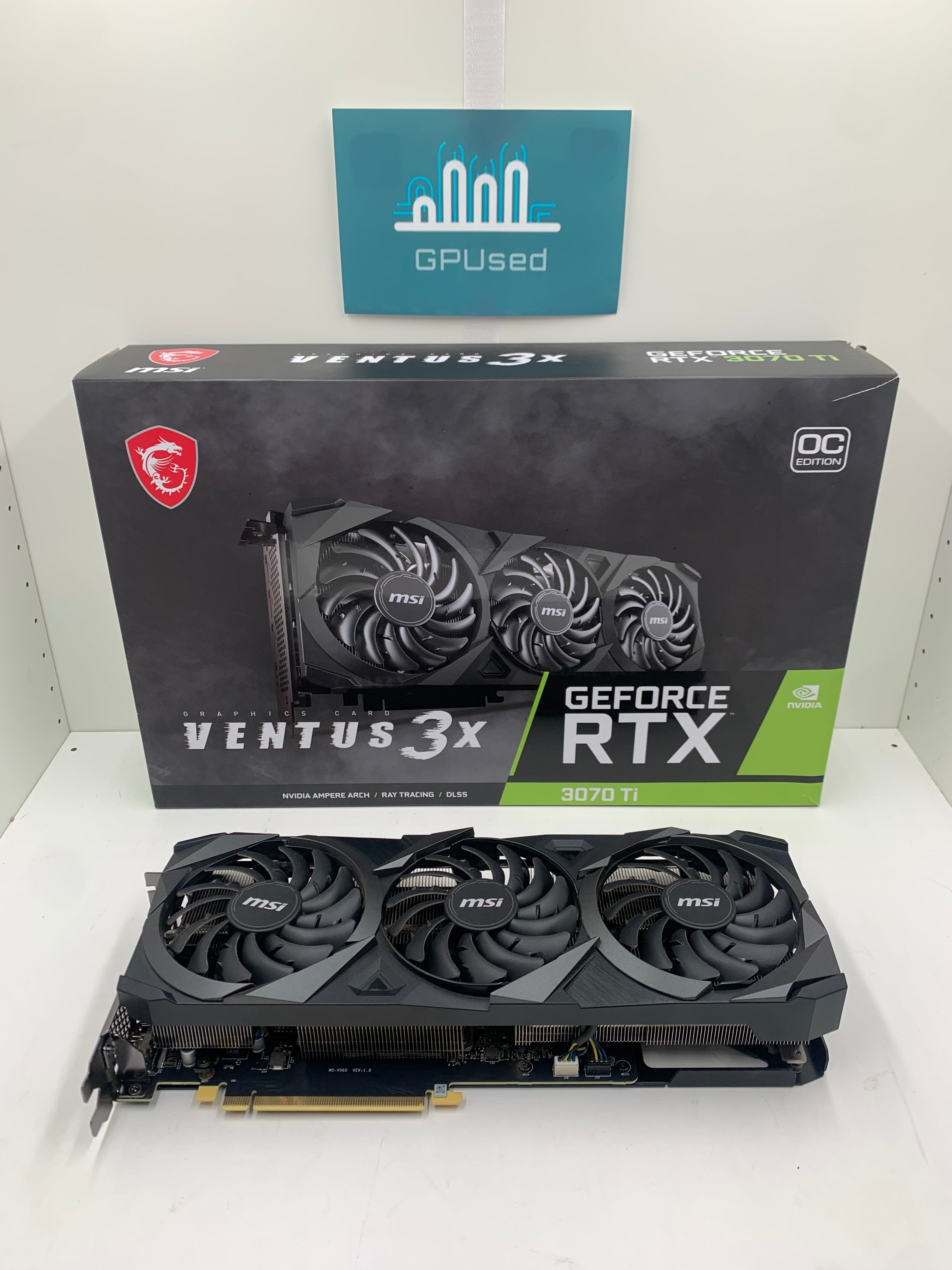 MSI Nvidia GeForce RTX 3070 Ti Ventus 3X 8GB GDDR6X - A - 10% Off (Was $249.99) - Premium Edition